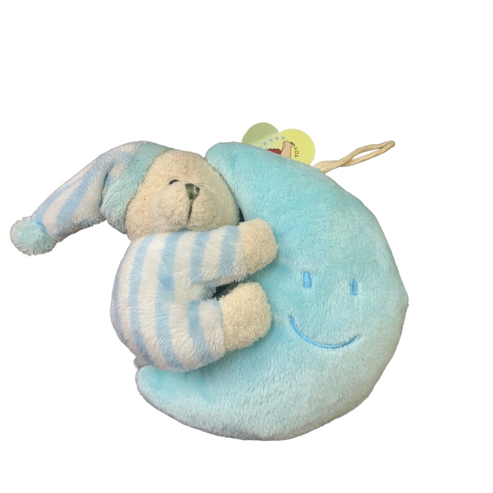 4” Bear Holding Moon